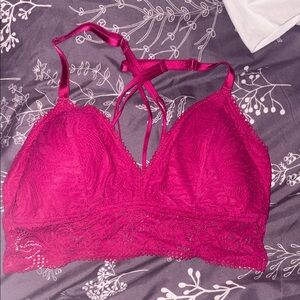 Auden Fuchsia Lace Bralette